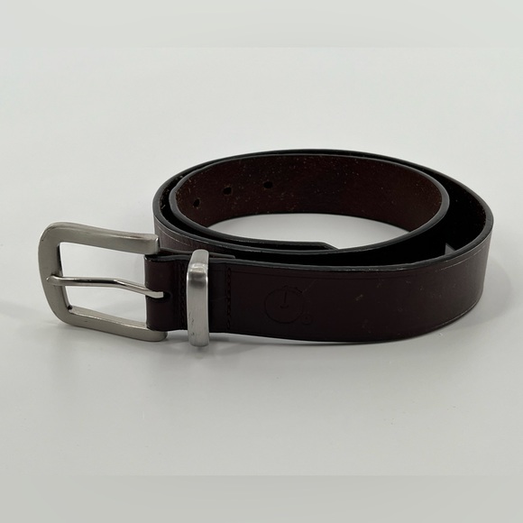Dark Brown Leather Belt‎ 32 - Picture 1 of 9
